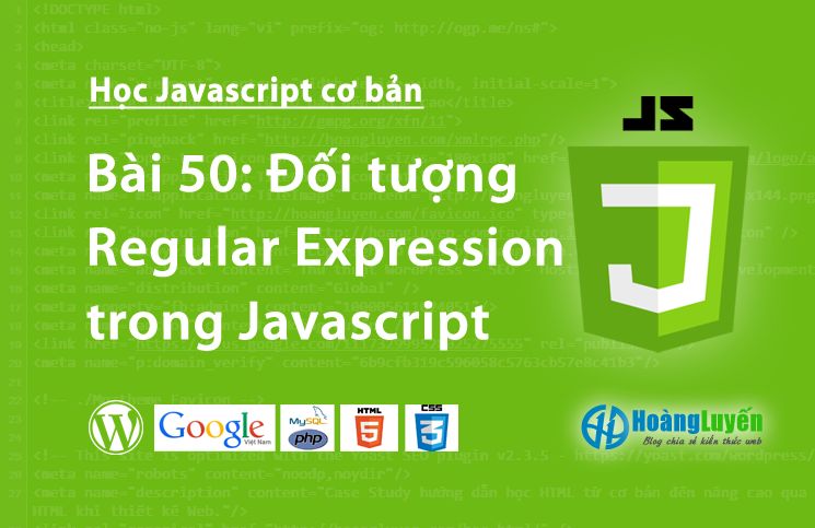 Đối tượng Regular Expression trong Javascript