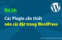 Bài 28: Các Plugin cần thiết nên cài đặt trong WordPress