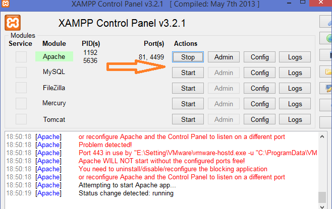 Hai cách sửa lỗi Apache không Start được trong Xampp > hai-cach-sua-loi-apache-khong-start-duoc-trong-xampp-3
