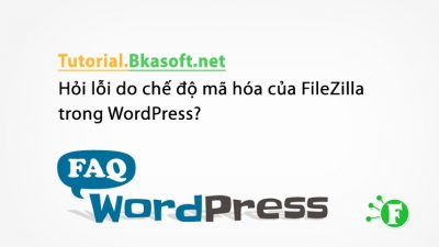 Hỏi lỗi do chế độ mã hóa của FileZilla trong WordPress?
