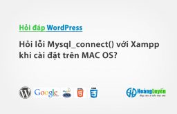 Hỏi sửa lỗi Mysql_connect() với Xampp khi cài đặt trên MAC OS?