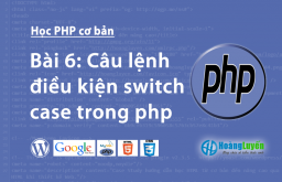 Câu lệnh điều kiện switch case trong php