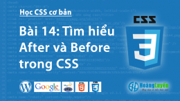 Thuộc tính After và Before trong CSS