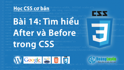 Thuộc tính After và Before trong CSS