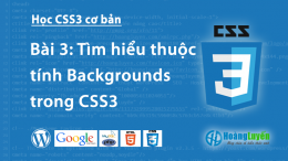Tìm hiểu thuộc tính Backgrounds trong CSS3